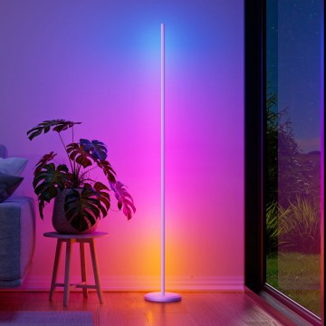 Nanoleaf - LED RGBW stoječa svetilka z zatemnitvijo LED/22W/230V 2200-6500K Wi-Fi bela