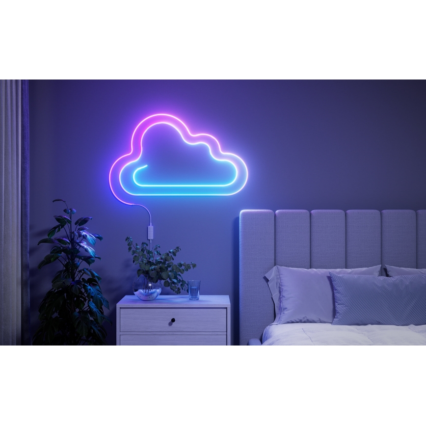 Nanoleaf - LED RGBIC Fleksibilni trak LED/230V 5m 2700-6500K Wi-Fi + Daljinski upravljalnik