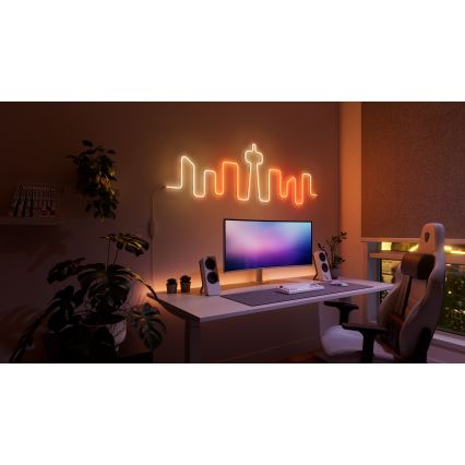 Nanoleaf - LED RGBIC Fleksibilni trak LED/230V 5m 2700-6500K Wi-Fi + Daljinski upravljalnik