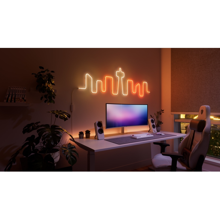 Nanoleaf - LED RGBIC Fleksibilni trak LED/230V 5m 2700-6500K Wi-Fi + Daljinski upravljalnik