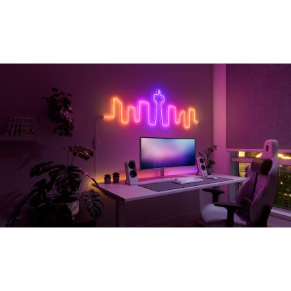 Nanoleaf - LED RGBIC Fleksibilni trak LED/230V 5m 2700-6500K Wi-Fi + Daljinski upravljalnik