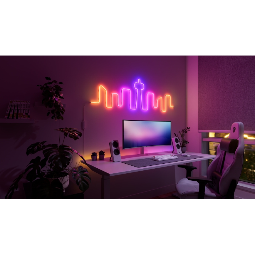 Nanoleaf - LED RGBIC Fleksibilni trak LED/230V 5m 2700-6500K Wi-Fi + Daljinski upravljalnik