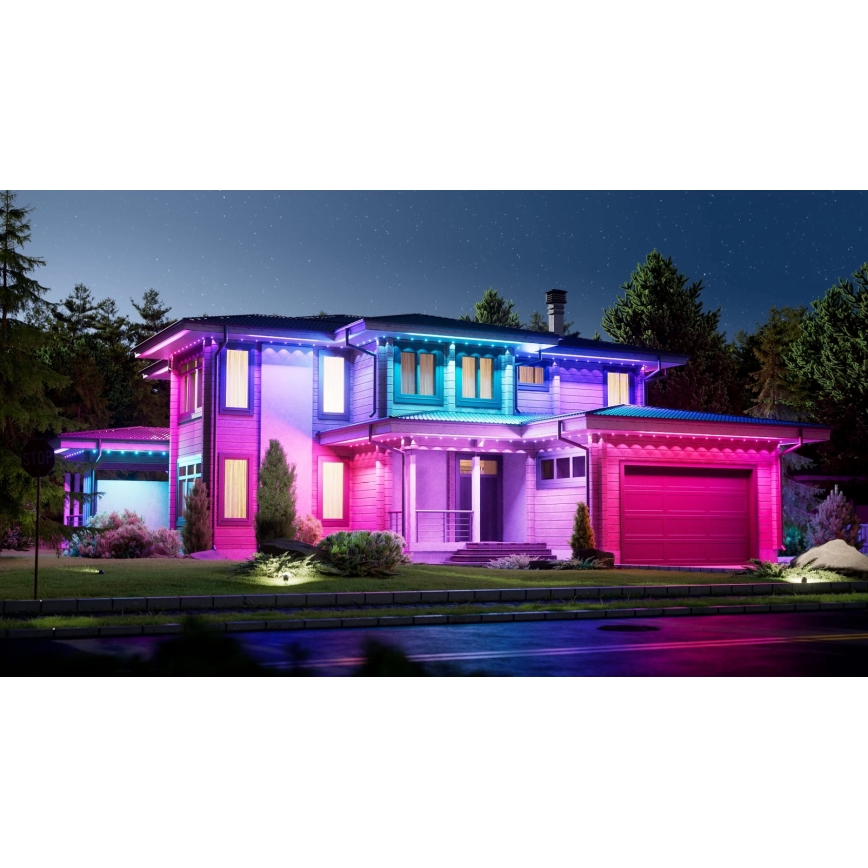 Nanoleaf - Razširitveni komplet LED RGBCW zatemnjiv zunanji niz luči 10xLED/7,2W/230V 5m 2200-6500K IP67 Wi-Fi