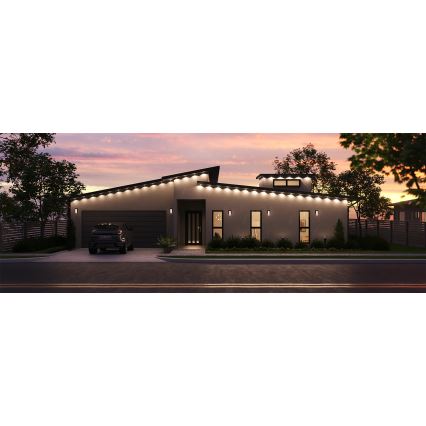 Nanoleaf - LED RGBCW zatemljiv zunanji niz 30xLED/2,4W/230V 15m 2200-6500K IP67 Wi-Fi + daljinski upravljalnik