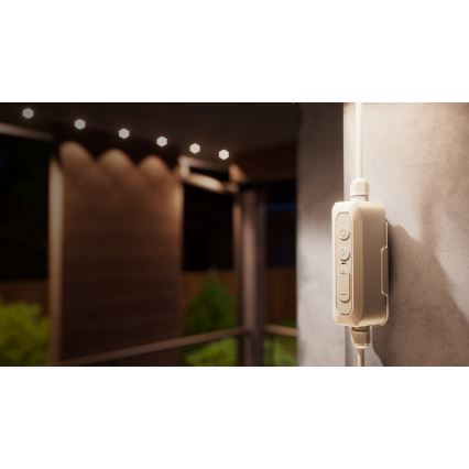 Nanoleaf - LED RGBCW zatemljiv zunanji niz 30xLED/2,4W/230V 15m 2200-6500K IP67 Wi-Fi + daljinski upravljalnik