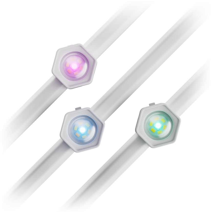 Nanoleaf - LED RGBCW zatemljiv zunanji niz 30xLED/2,4W/230V 15m 2200-6500K IP67 Wi-Fi + daljinski upravljalnik