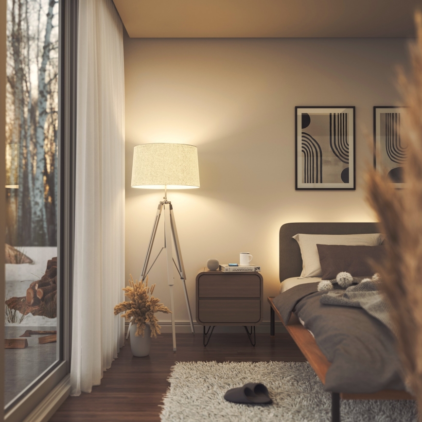 Nanoleaf - SET 2x LED RGBW Zatemnitvena žarnica ESSENTIALS MATTER A19 E27/9W/230V 2700-6500K CRI 90 Wi-Fi