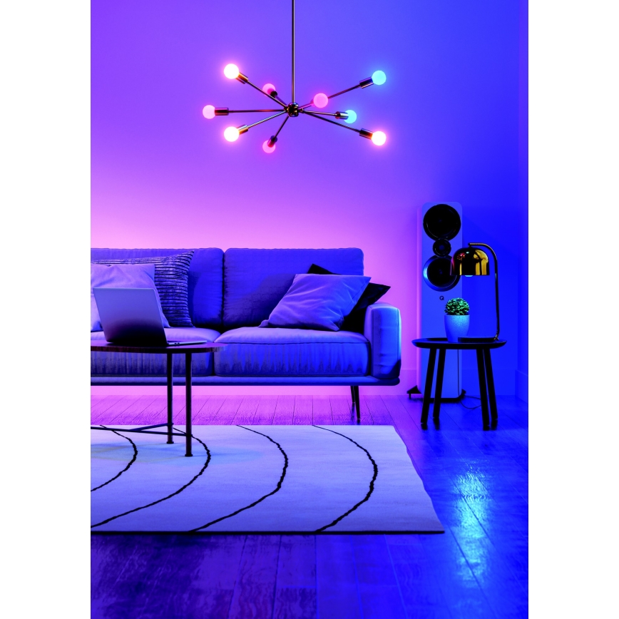 Nanoleaf - SET 4x LED RGBW Zatemnitvena žarnica ESSENTIALS MATTER A19 E27/9W/230V 2700-6500K CRI 90 Wi-Fi