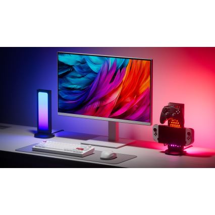 Nanoleaf - LED RGBIC Zatemnitvena namizna miza stanice 5V 2700-6500K črna