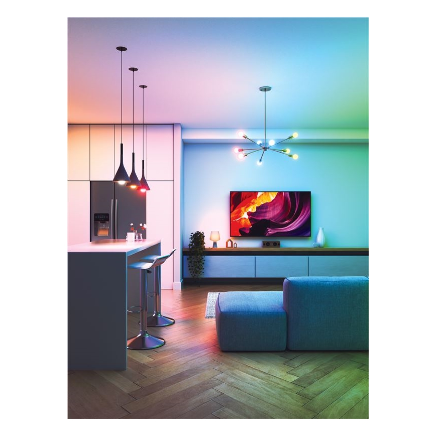 SET 3x LED RGBW Zatemnitvena žarnica ESSENTIALS A60 E27/8,5W/230V CRI 90 2700-6500K Wi-Fi - Nanoleaf