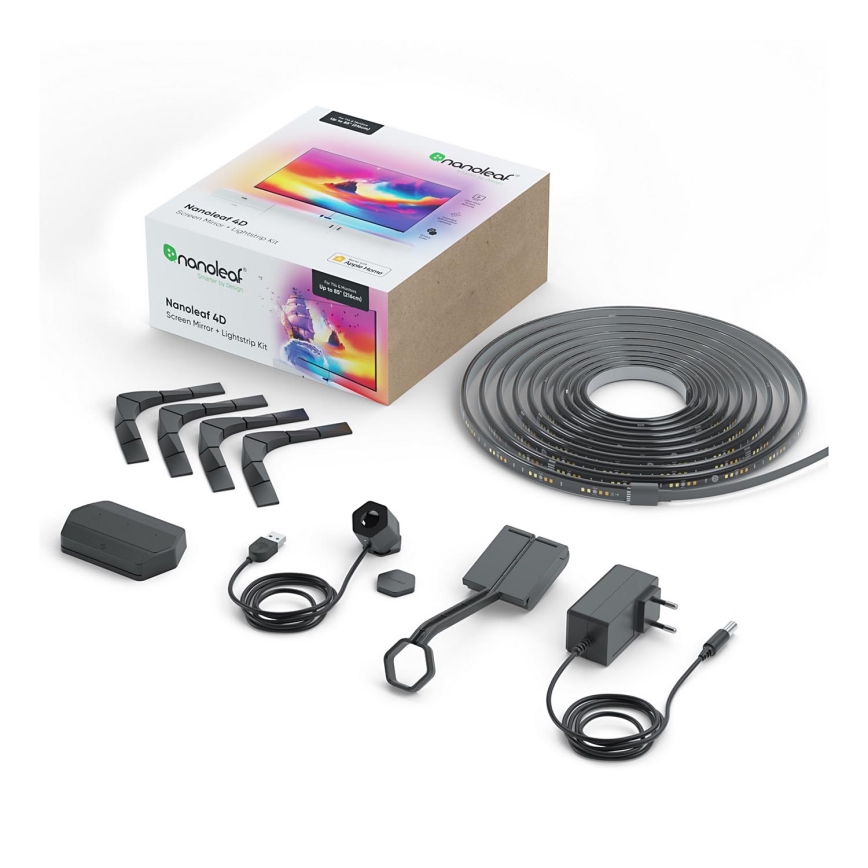 Nanoleaf NF082K02-52LS - Set za 4D zrcaljenje zaslona + Lightstrips 5,2m 85''