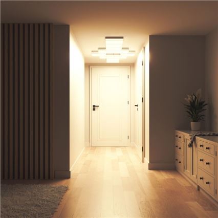 Nanoleaf - Komplet 3x LED RGBW zatemljivih stropnih svetilk SKYLIGHT LED/18W/230V + 2x LED/16W/230V 2700-6500K Wi-Fi