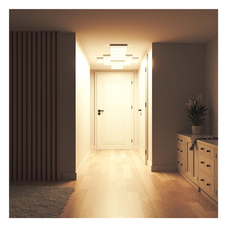 Nanoleaf - Komplet 3x LED RGBW zatemljivih stropnih svetilk SKYLIGHT LED/18W/230V + 2x LED/16W/230V 2700-6500K Wi-Fi