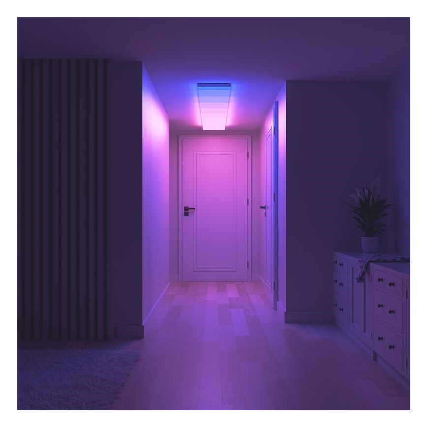 Nanoleaf - Komplet 3x LED RGBW zatemljivih stropnih svetilk SKYLIGHT LED/18W/230V + 2x LED/16W/230V 2700-6500K Wi-Fi