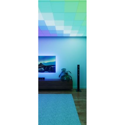 Nanoleaf - Komplet 3x LED RGBW zatemljivih stropnih svetilk SKYLIGHT LED/18W/230V + 2x LED/16W/230V 2700-6500K Wi-Fi
