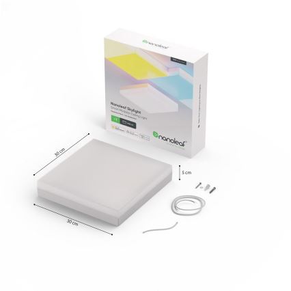 Nanoleaf - Dodatni komplet LED RGBW Zatemnitvena svetilka SKYLIGHT LED/16W/230V 2700-6500K Wi-Fi
