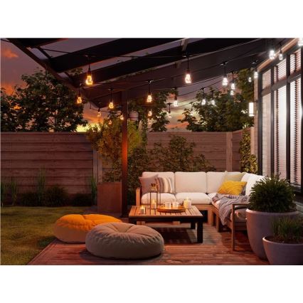 Nanoleaf - Dodatni komplet LED RGBWIC Zatemnitvena zunanja veriga GARLAND 20xLED 15m 2700-6500K Wi-Fi IP65