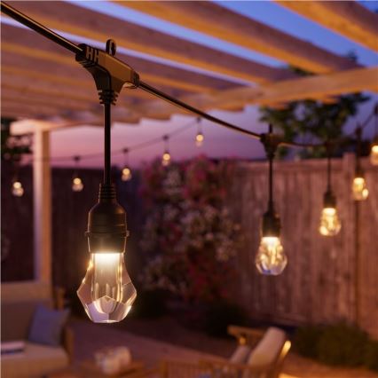 Nanoleaf - LED RGBWIC Zatemnitvena zunanja veriga GARLAND 20xLED 15m 2700-6500K Wi-Fi IP65