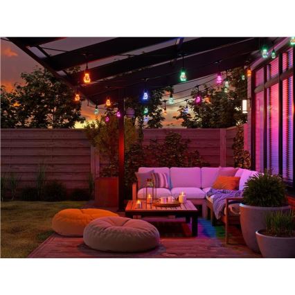 Nanoleaf - LED RGBWIC Zatemnitvena zunanja veriga GARLAND 20xLED 15m 2700-6500K Wi-Fi IP65