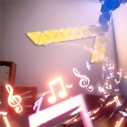 Nanoleaf - KOMPLET 15x LED RGB Zatemnitvene plošče RHYTHM LED/2W/230V Wi-Fi