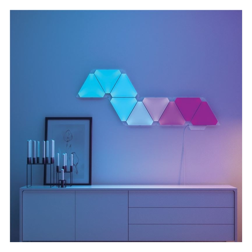Nanoleaf - KOMPLET 15x LED RGB Zatemnitvene plošče RHYTHM LED/2W/230V Wi-Fi
