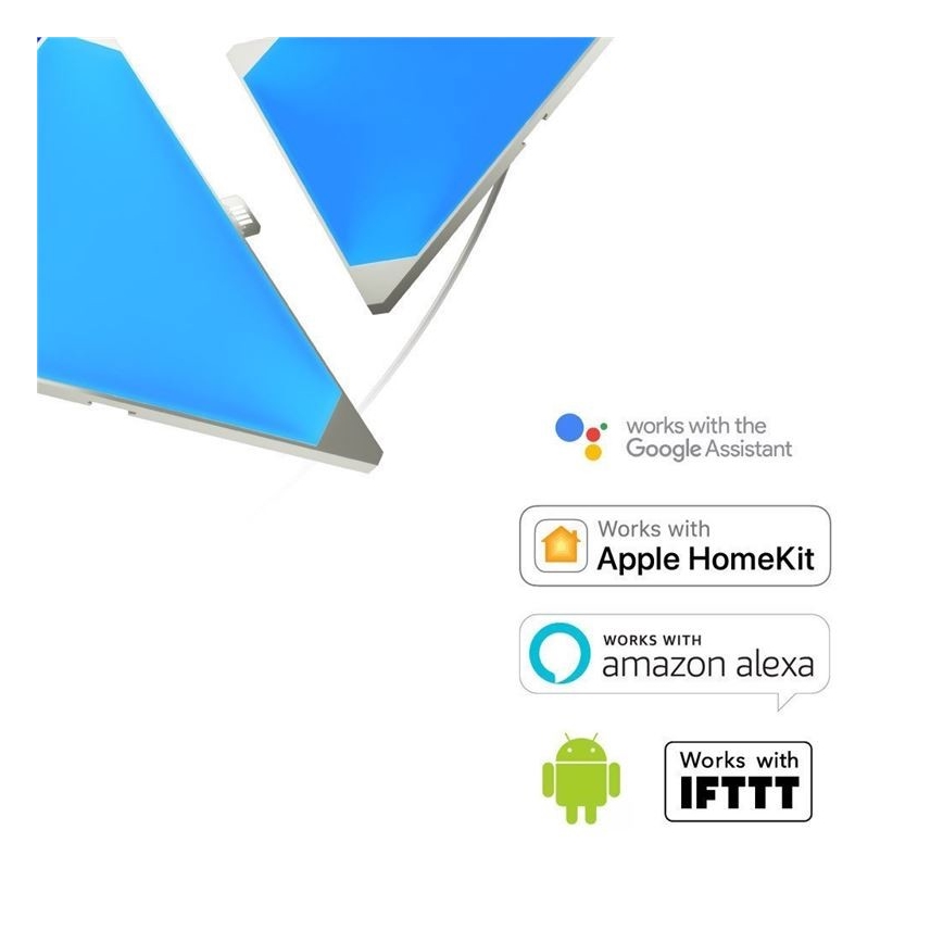 Nanoleaf - KOMPLET 15x LED RGB Zatemnitvene plošče RHYTHM LED/2W/230V Wi-Fi