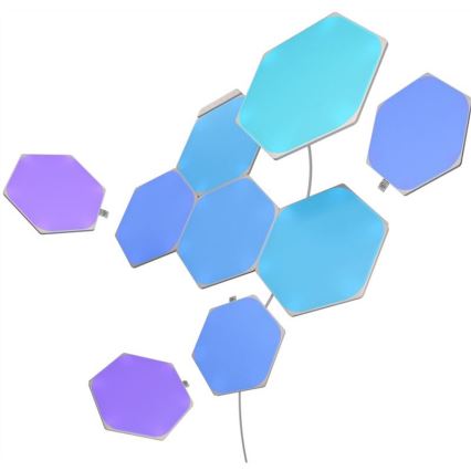 Nanoleaf - SET 9x LED RGB Zatemnitveni panel SHAPES HEXAGON LED/2W/230V 1200-6500K Wi-Fi