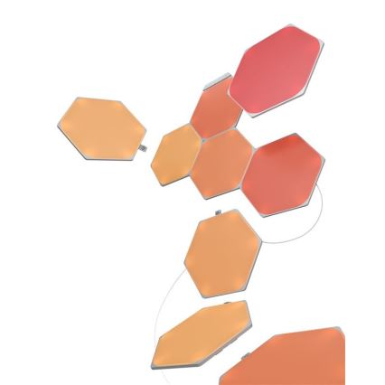 Nanoleaf - SET 9x LED RGB Zatemnitveni panel SHAPES HEXAGON LED/2W/230V 1200-6500K Wi-Fi