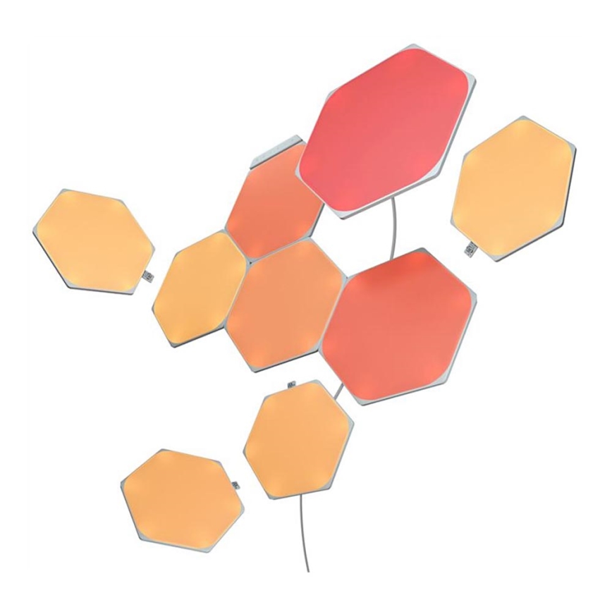 Nanoleaf - SET 9x LED RGB Zatemnitveni panel SHAPES HEXAGON LED/2W/230V 1200-6500K Wi-Fi
