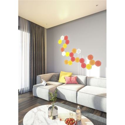Nanoleaf - SET 9x LED RGB Zatemnitveni panel SHAPES HEXAGON LED/2W/230V 1200-6500K Wi-Fi
