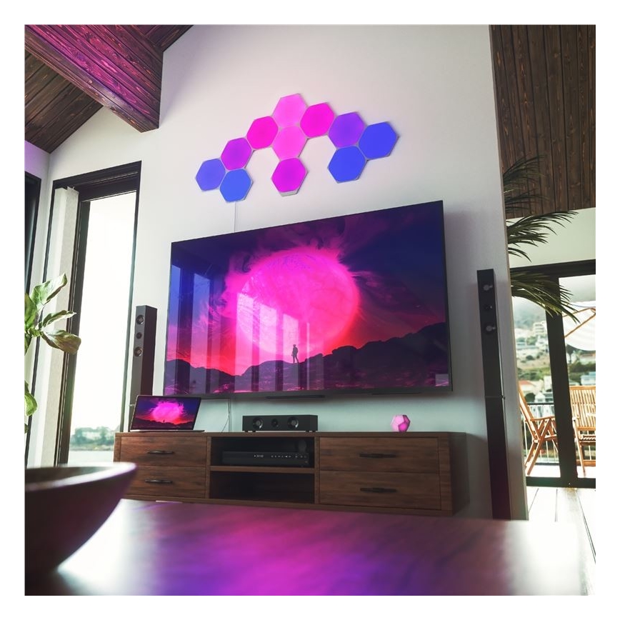 Nanoleaf - SET 9x LED RGB Zatemnitveni panel SHAPES HEXAGON LED/2W/230V 1200-6500K Wi-Fi