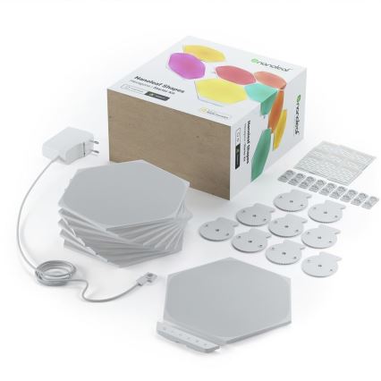 Nanoleaf - SET 9x LED RGB Zatemnitveni panel SHAPES HEXAGON LED/2W/230V 1200-6500K Wi-Fi