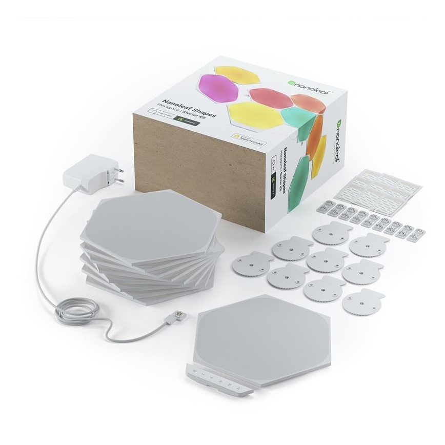 Nanoleaf - SET 9x LED RGB Zatemnitveni panel SHAPES HEXAGON LED/2W/230V 1200-6500K Wi-Fi