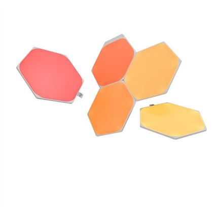 Nanoleaf - KOMPLET 5x LED RGB Zatemnitvene plošče SHAPES HEXAGON LED/2W/230V Wi-Fi