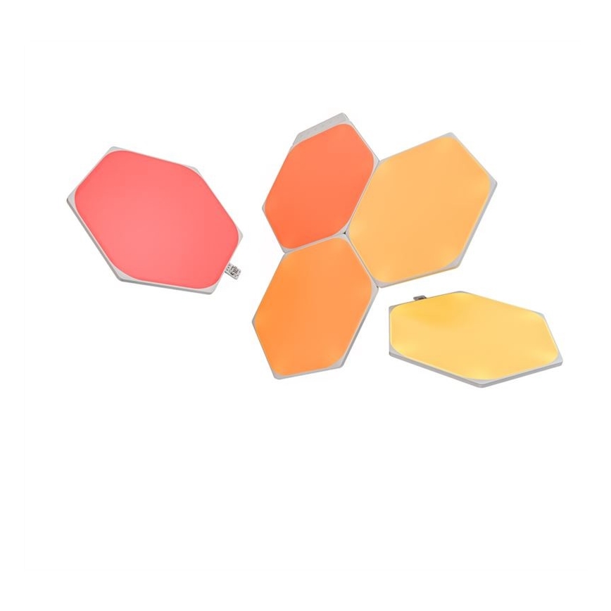 Nanoleaf - KOMPLET 5x LED RGB Zatemnitvene plošče SHAPES HEXAGON LED/2W/230V Wi-Fi