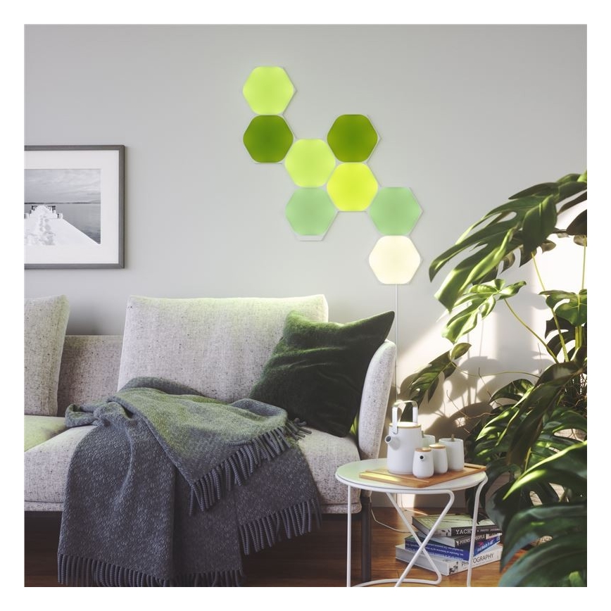 Nanoleaf - KOMPLET 5x LED RGB Zatemnitvene plošče SHAPES HEXAGON LED/2W/230V Wi-Fi