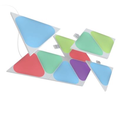 Nanoleaf - KOMPLET 10x LED RGB Zatemnitveni panel TRIANGLES LED/0,5W/230V Wi-Fi