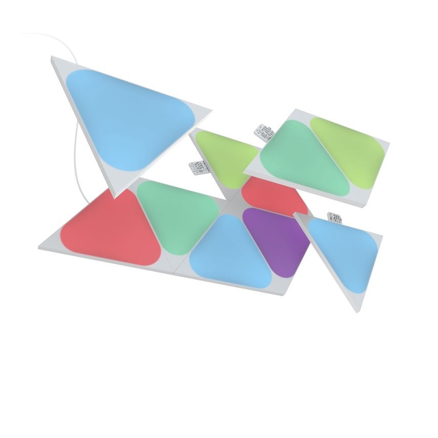Nanoleaf - KOMPLET 10x LED RGB Zatemnitveni panel TRIANGLES LED/0,5W/230V Wi-Fi