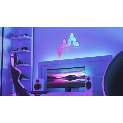 Nanoleaf - KOMPLET 10x LED RGB Zatemnitveni panel TRIANGLES LED/0,5W/230V Wi-Fi