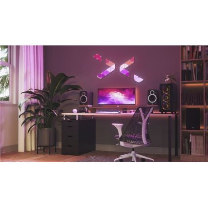 Nanoleaf - KOMPLET 10x LED RGB Zatemnitveni panel TRIANGLES LED/0,5W/230V Wi-Fi