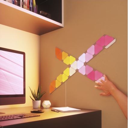 Nanoleaf - KOMPLET 10x LED RGB Zatemnitveni panel TRIANGLES LED/0,5W/230V Wi-Fi