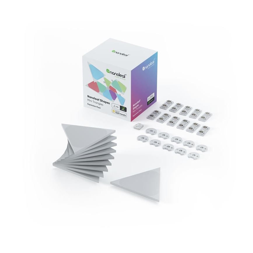 Nanoleaf - KOMPLET 10x LED RGB Zatemnitveni panel TRIANGLES LED/0,5W/230V Wi-Fi