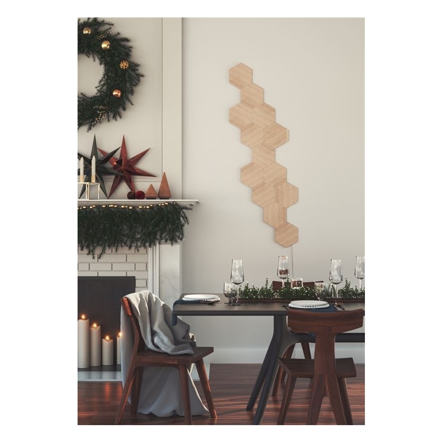Nanoleaf - SET 13x LED Zatemnitveni panel HEXAGONS LED/2W/230V Wi-Fi