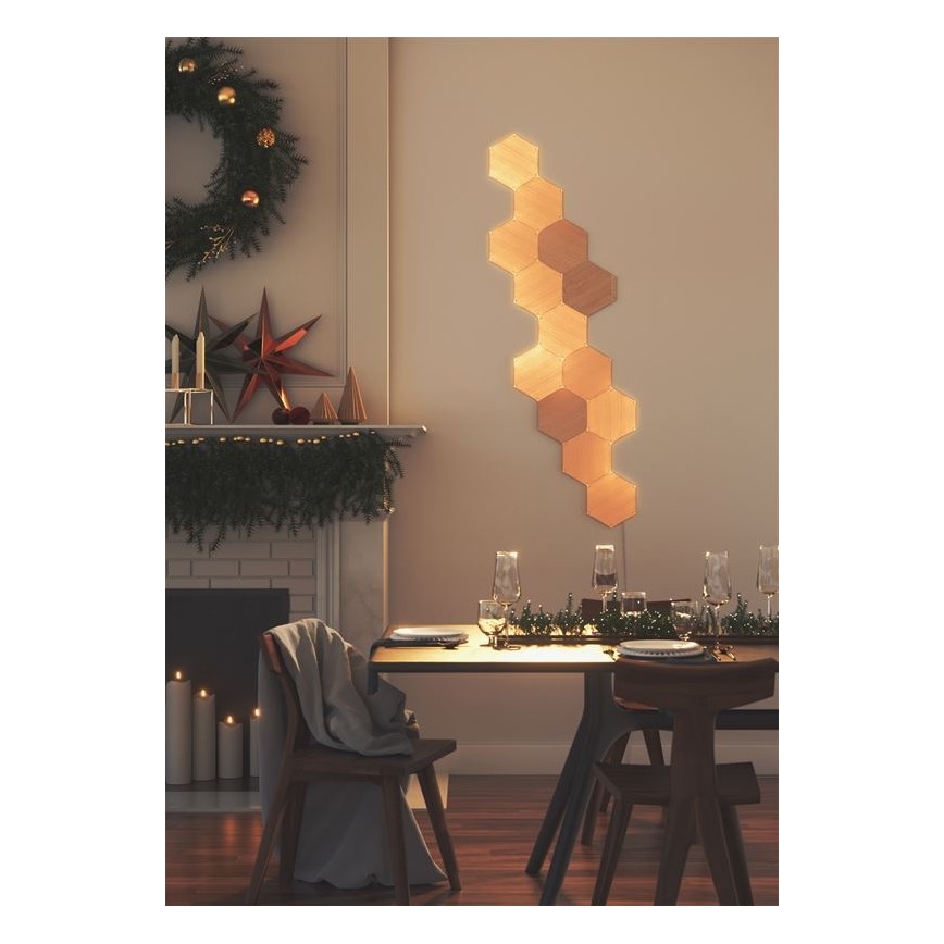 Nanoleaf - SET 13x LED Zatemnitveni panel HEXAGONS LED/2W/230V Wi-Fi
