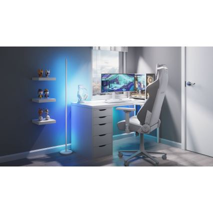 Nanoleaf - LED RGBW stoječa svetilka z zatemnitvijo LED/22W/230V 2200-6500K Wi-Fi bela