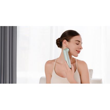 Nanoleaf - LED ultrazvočni aparat za pomlajevanje kože 6 v 1, 5 W/2500 mAh, mint zelena