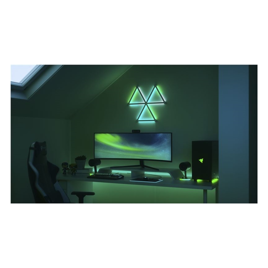 Nanoleaf - SET 9x LED RGBW Zatemnitveni trak LINES LED/2W/230V 1200-6000K Wi-Fi