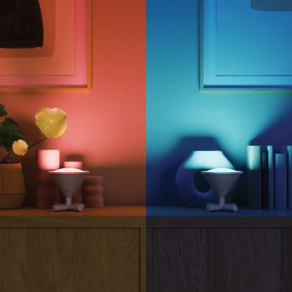 Nanoleaf - LED RGBW Zatemnitvena polnilna namizna svetilka UMBRA CONO LED/2,4W/5V 2700-6500K 2530 mAh siva