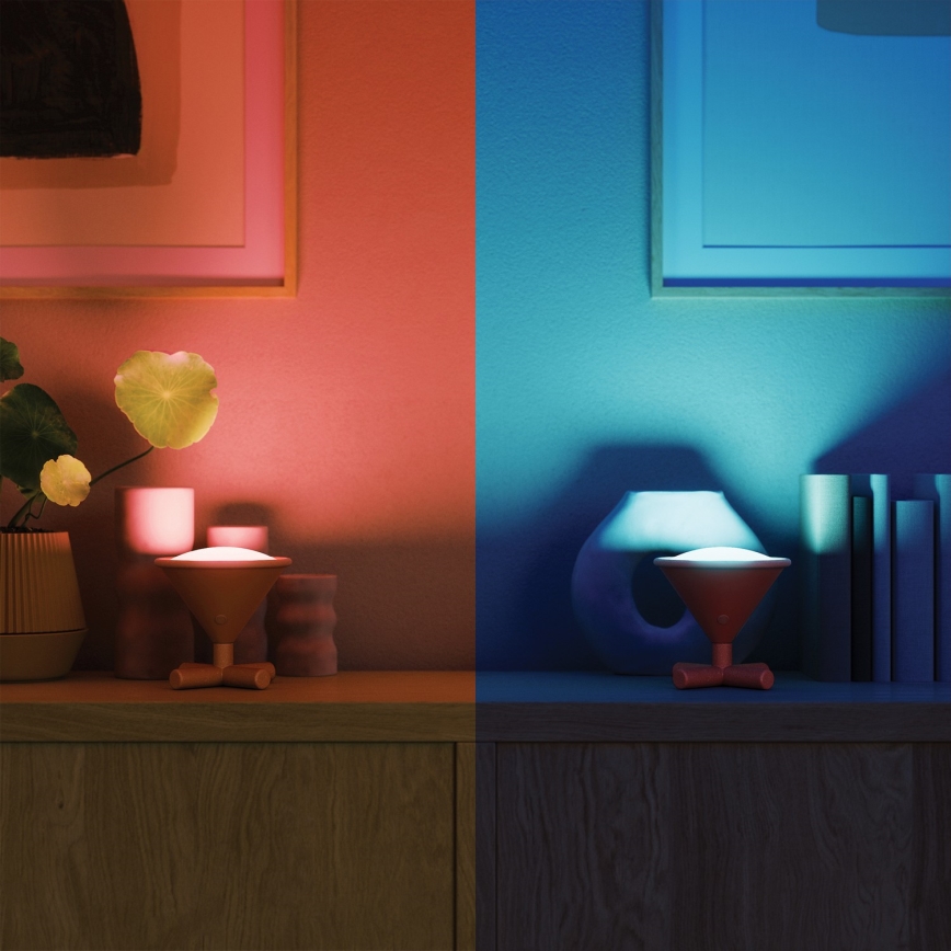 Nanoleaf - LED RGBW Zatemnitvena polnilna namizna svetilka UMBRA CONO LED/2,4W/5V 2700-6500K 2530 mAh rjava