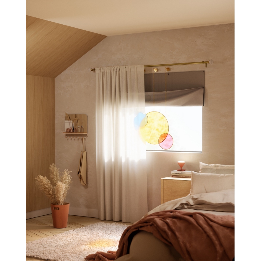 Nanoleaf - LED RGBW Zatemnitvena polnilna namizna svetilka UMBRA CONO LED/2,4W/5V 2700-6500K 2530 mAh rjava